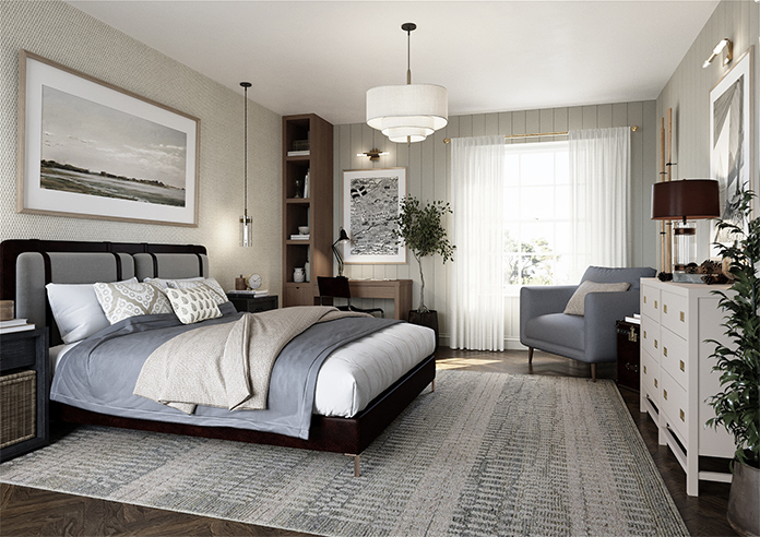 Marsala Voile, Beach White - Made to Measure Curtains - Image 7